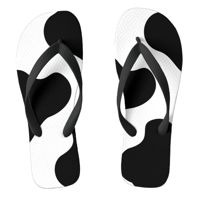 Animal print flip flops (Footbed)