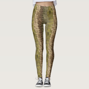 Animal Print Flower Best Mom Gift Capri Leggings