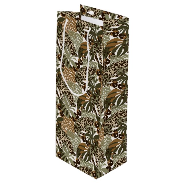 Animal Print Gift Bag (Front Angled)