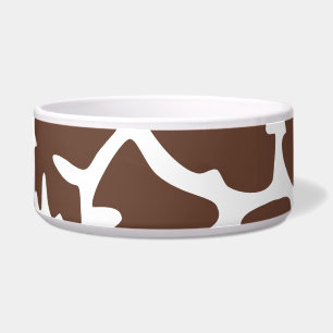 Animal Print, Giraffe Background - Brown White