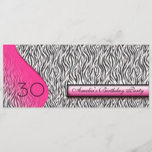 Animal Print Invitation