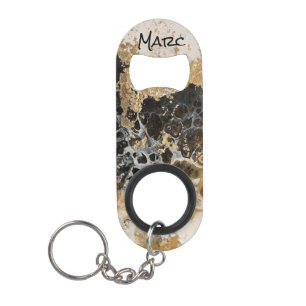 Animal Print Keychain Bottle Opener