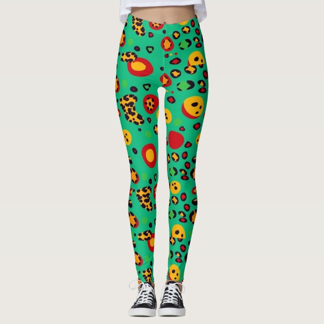 Animal Print Leggings (Front)