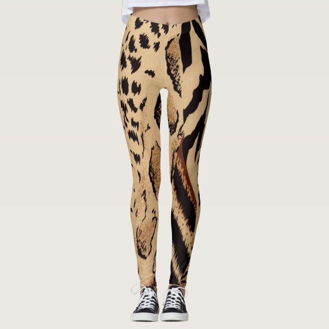 Animal Print Leggings (Front)