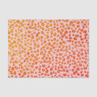 Animal Print Leopard Pattern red Orange Gift