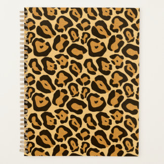 Animal print leopard planner