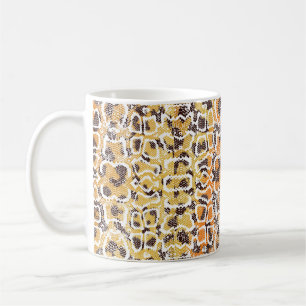 Animal print, leopard texture background, snake pa coffee mug