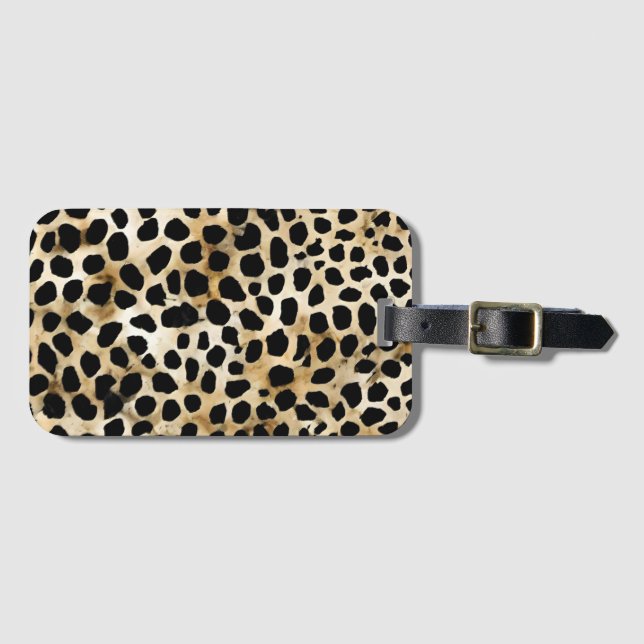 Animal Print - Luggage Tag (Front Horizontal)