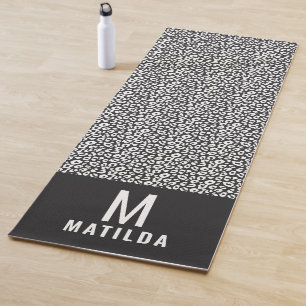 Animal print modern colourful yoga mat