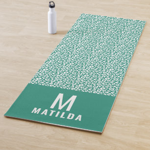Animal print modern colourful yoga mat