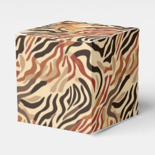 Animal Print Party Favour Box