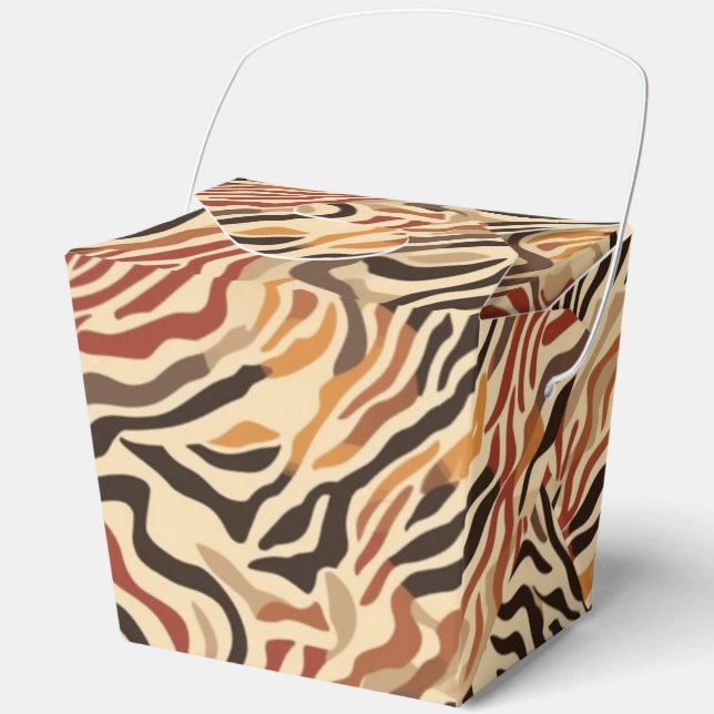 Animal Print Party Favour Box (Front)