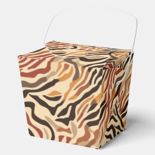 Animal Print Party Favour Box