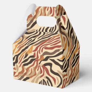 Animal Print Party Favour Box