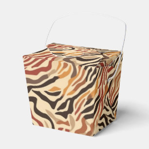 Animal Print Party Favour Box