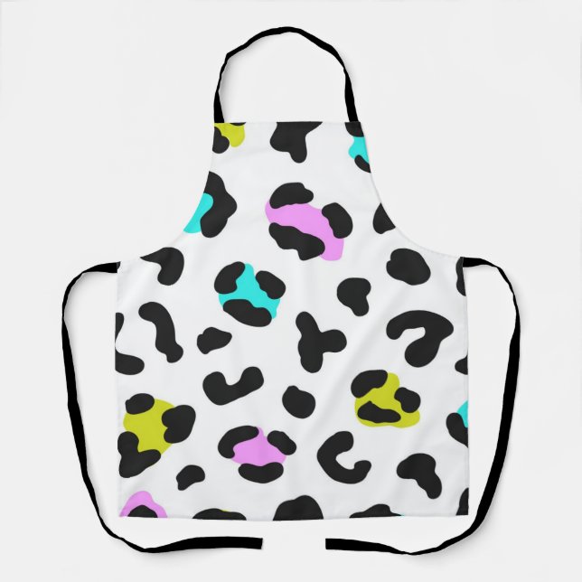 Animal print pattern apron (Front)