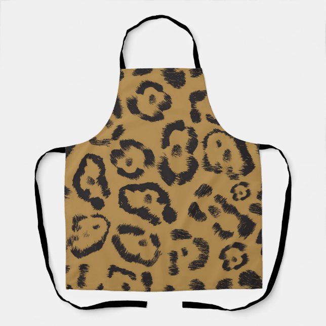 Animal print pattern apron (Front)