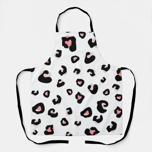 Animal print pattern apron (Front)