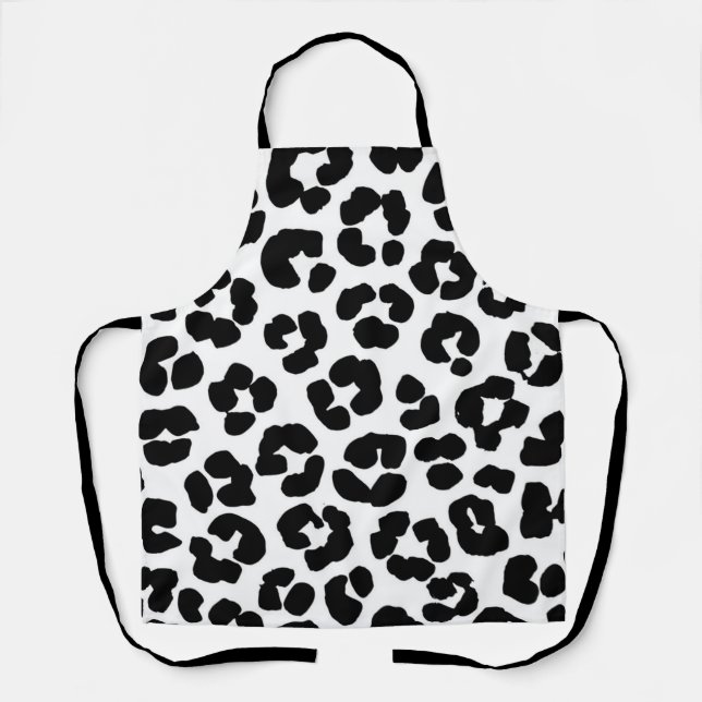 Animal print pattern apron (Front)