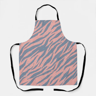 Animal print pattern apron