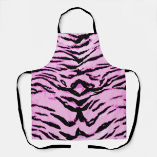 Animal print pattern apron