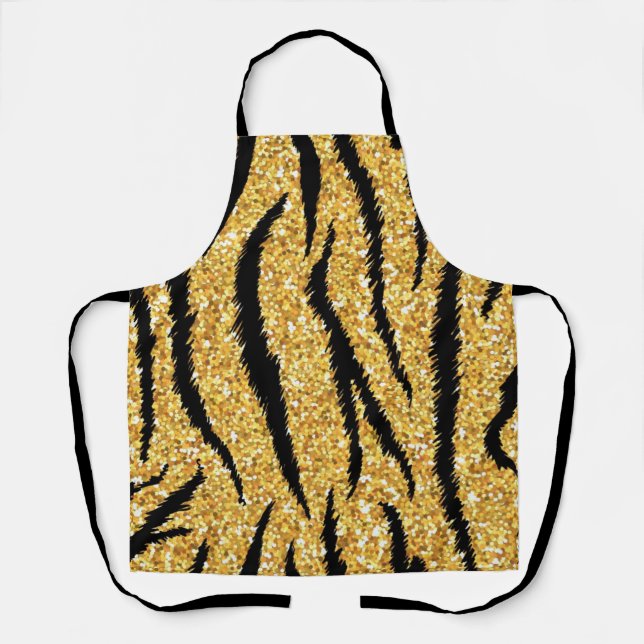 Animal print pattern apron (Front)