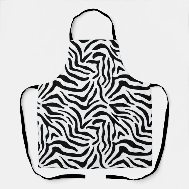 Animal print pattern apron (Front)