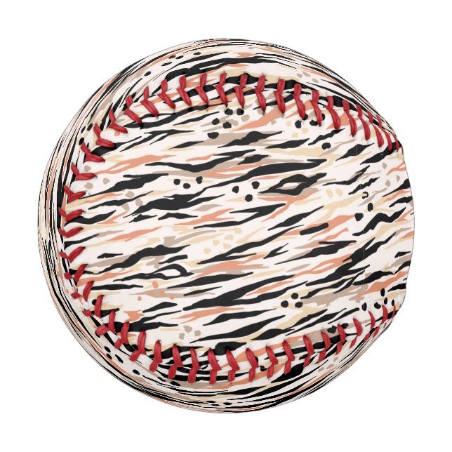 Animal Print Pattern Baseball (Front Left)