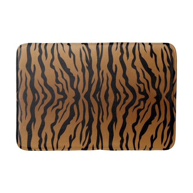 Animal print pattern bath mat (Front)