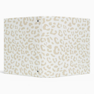 Animal print pattern binder