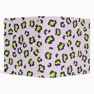 Animal print pattern binder