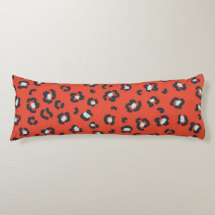 Animal print pattern body pillow
