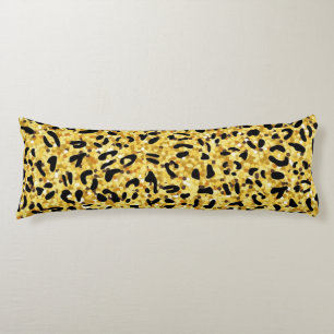 Animal print pattern body pillow