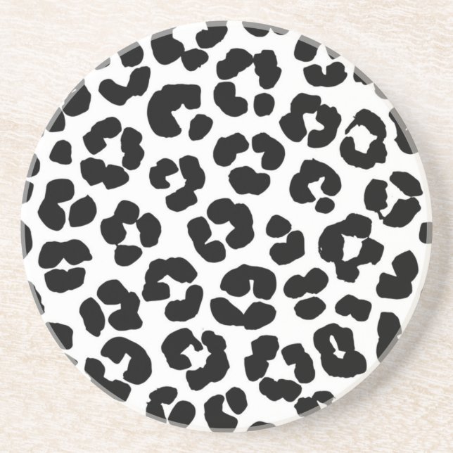 Animal print pattern coaster (Front)