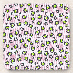 Animal print pattern coaster