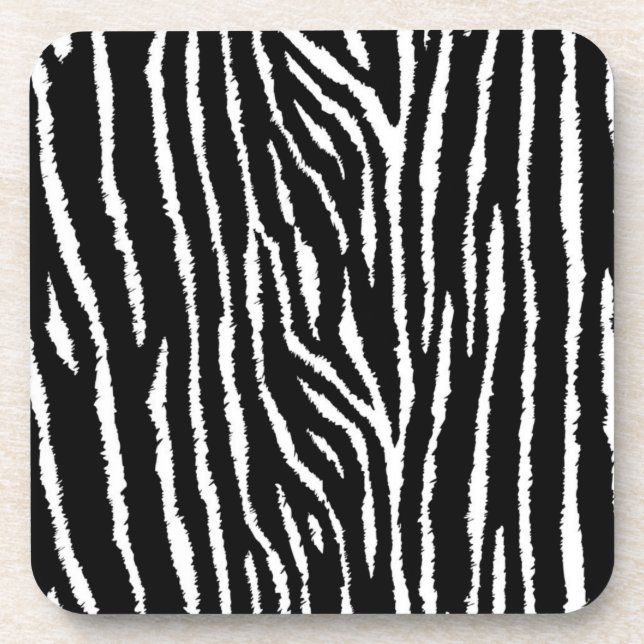 Animal print pattern coaster (Front)