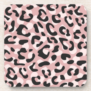 Animal print pattern coaster