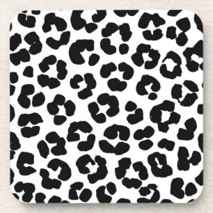 Animal print pattern coaster