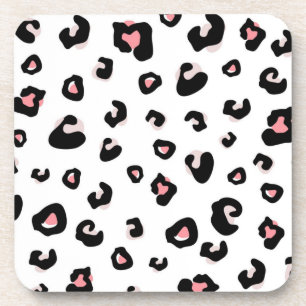 Animal print pattern coaster