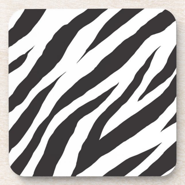 Animal print pattern coaster (Front)