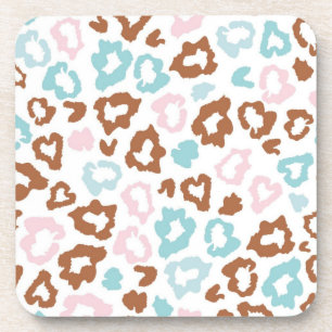 Animal print pattern coaster