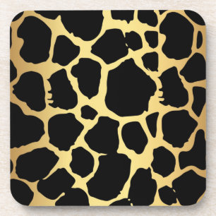 Animal print pattern coaster