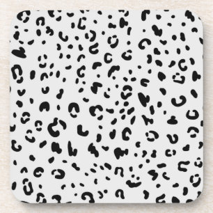 Animal print pattern coaster