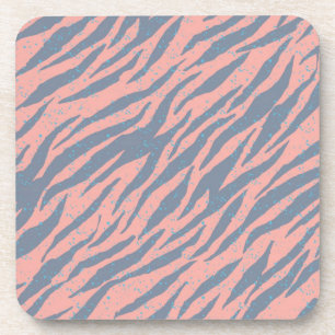 Animal print pattern coaster