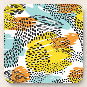 Animal print pattern coaster