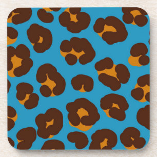 Animal print pattern coaster