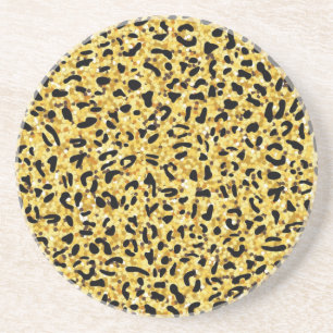 Animal print pattern coaster
