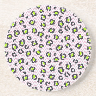 Animal print pattern coaster