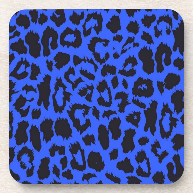 Animal print pattern coaster (Front)