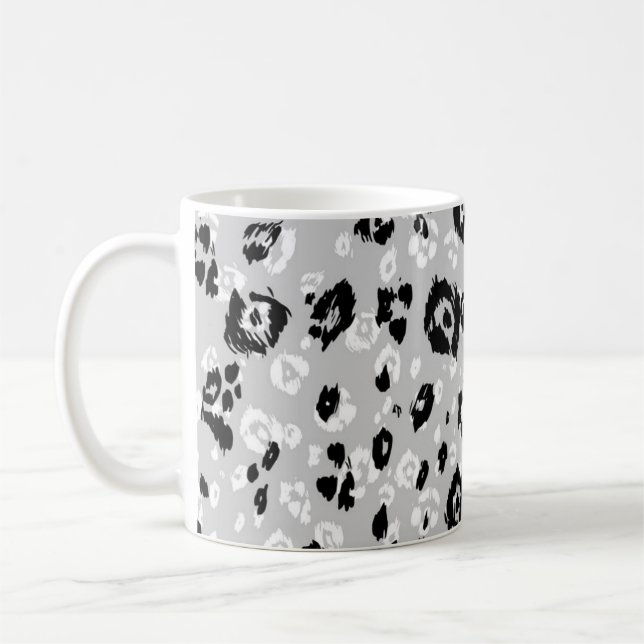Animal print pattern coffee mug (Left)